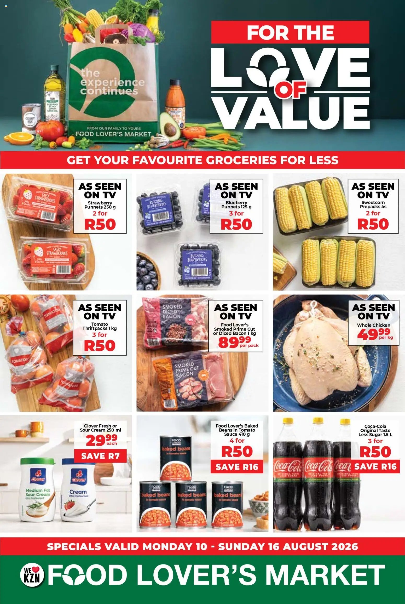 Food Lover's Market special from 10/08/2026 Food Lover's Market KwaZulu-Natal - Mid Month Specials