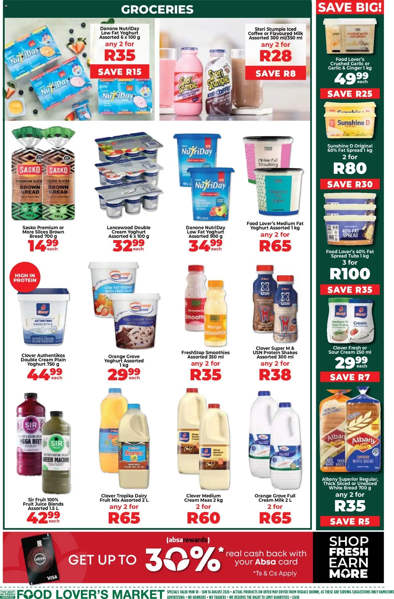 Food Lover's Market special from 10/08/2026 Food Lover's Market KwaZulu-Natal - Mid Month Specials