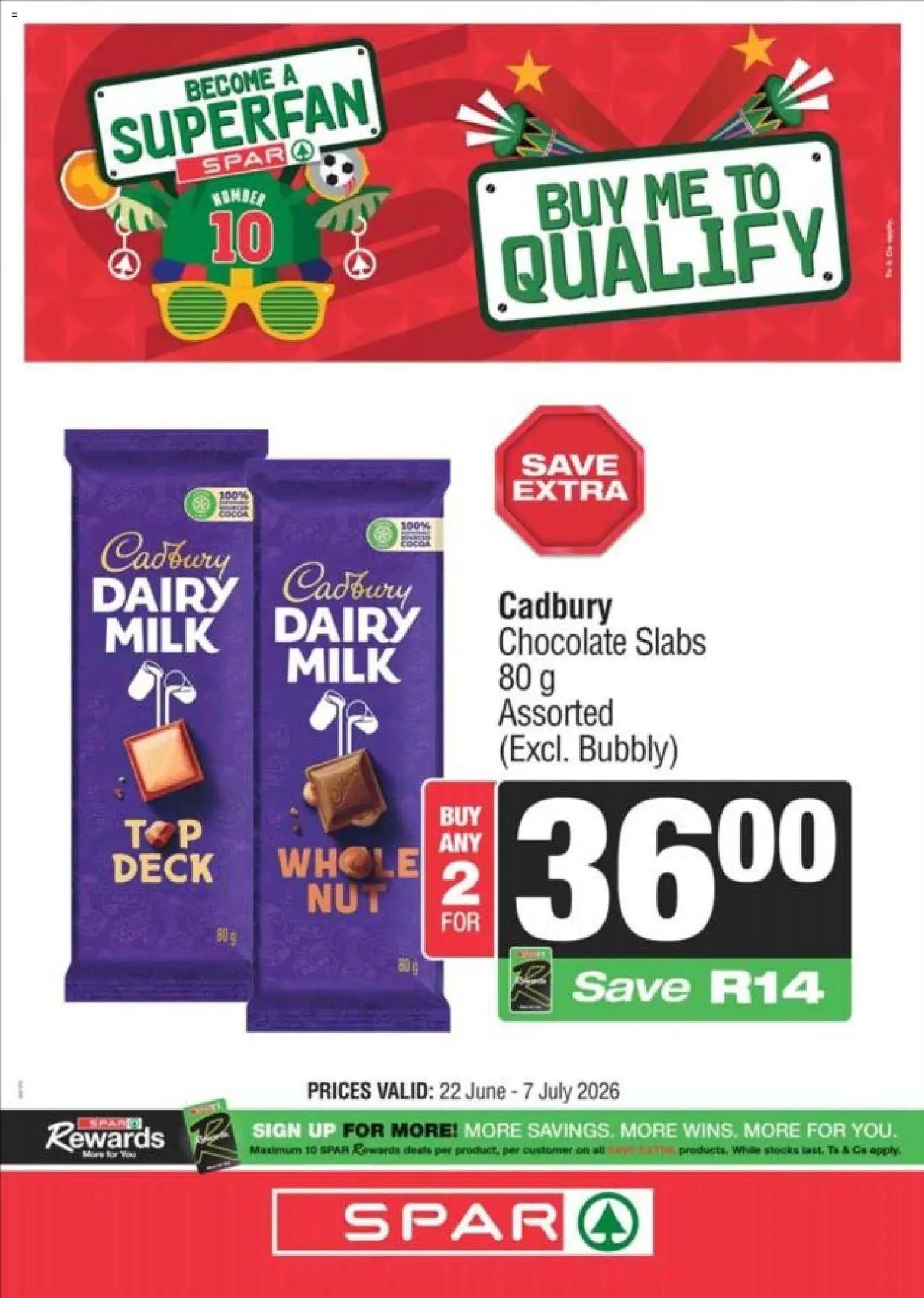 KWIKSPAR special from 22/06/2026 KWIKSPAR Specials