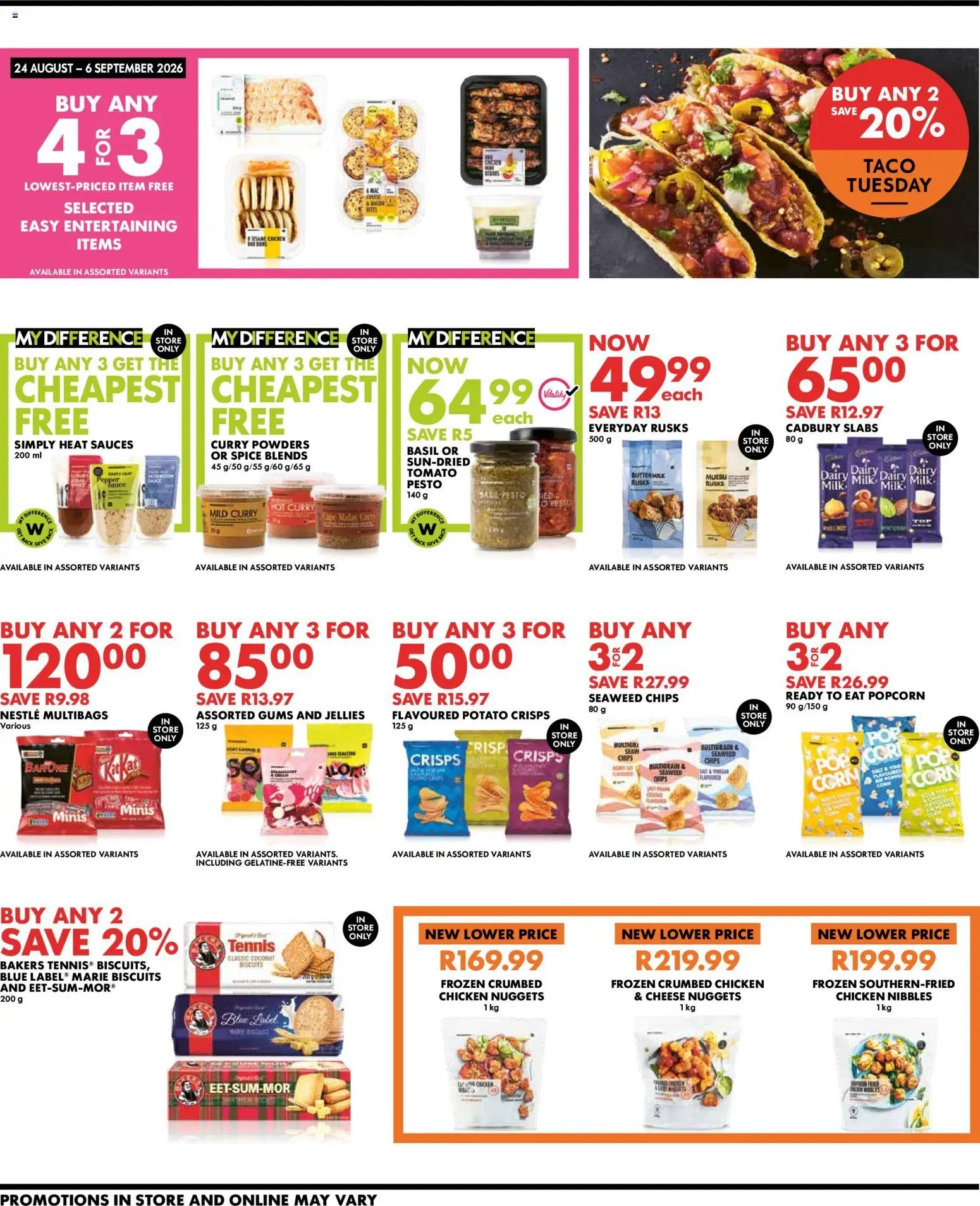 Woolworths special from 24/08/2026 Woolworths - Daily Difference