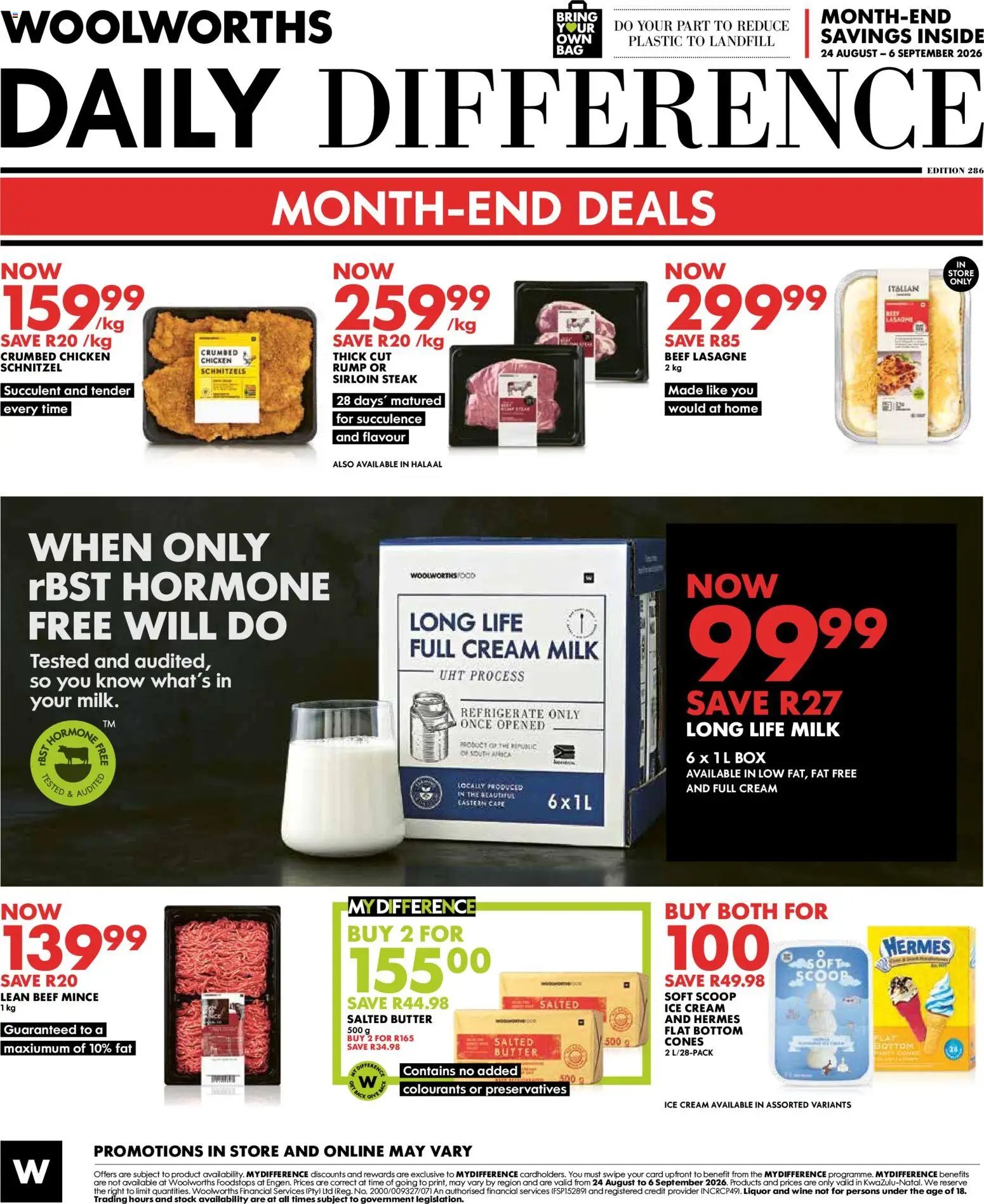 Woolworths special from 24/08/2026 Woolworths - Daily Difference
