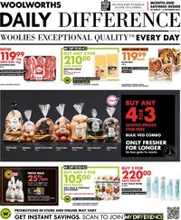 Woolworths special from 24/08/2026 Woolworths - Daily Difference