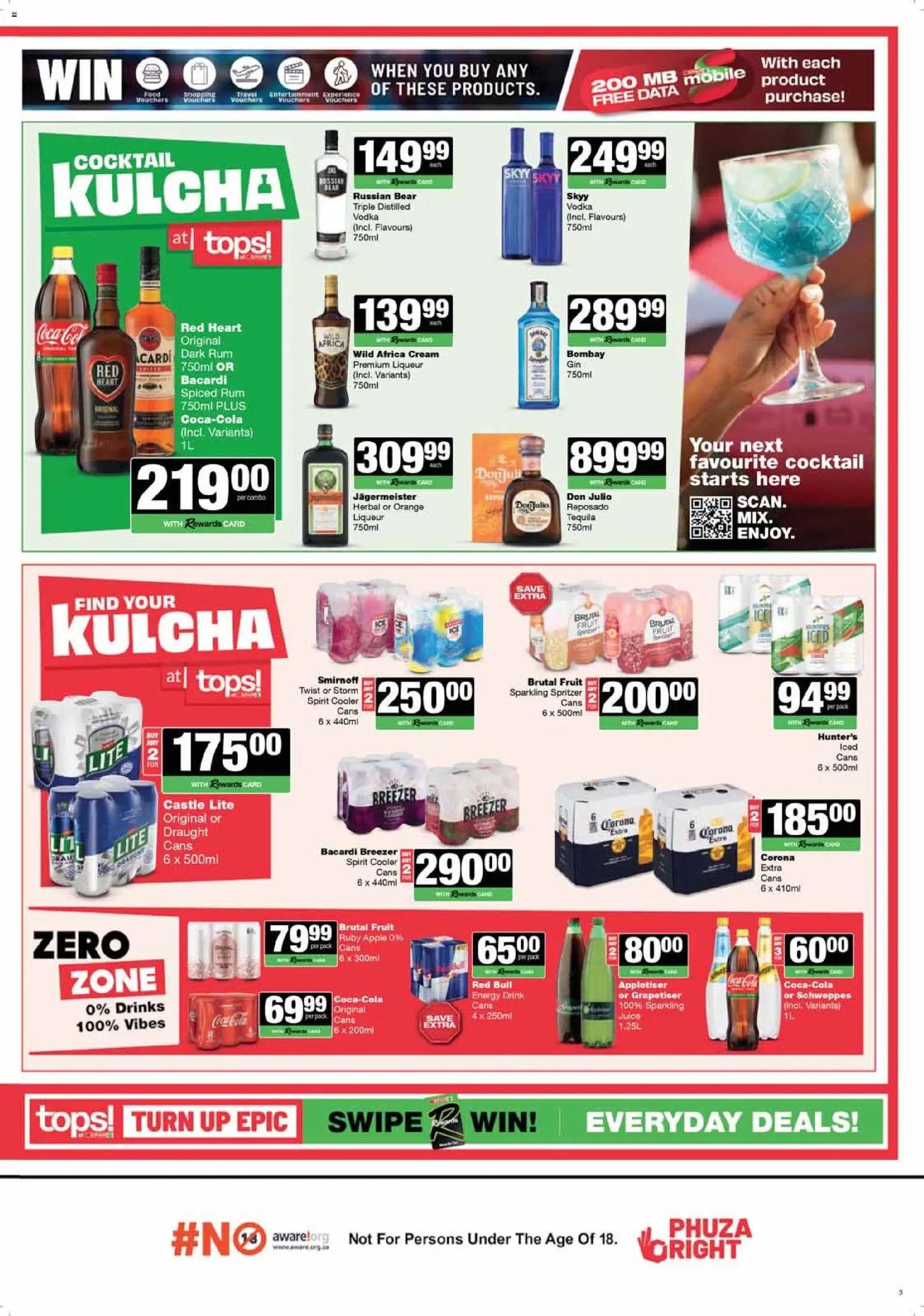 Tops at Spar special from 22/09/2026 Tops at Spar Specials Wine Kulcha