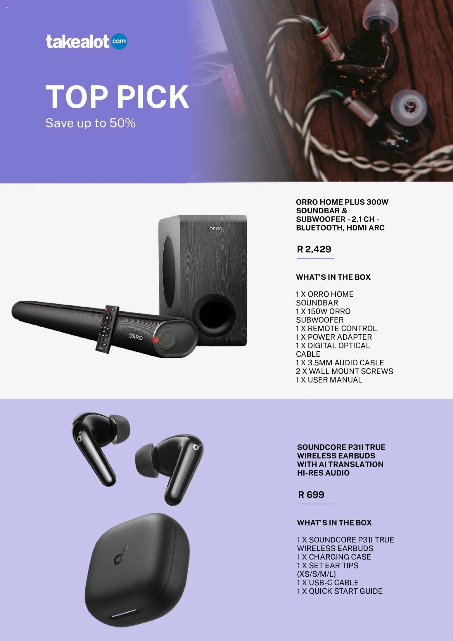 Takealot special from 01/05/2026 Takealot Specials (2026-05-01) | 6