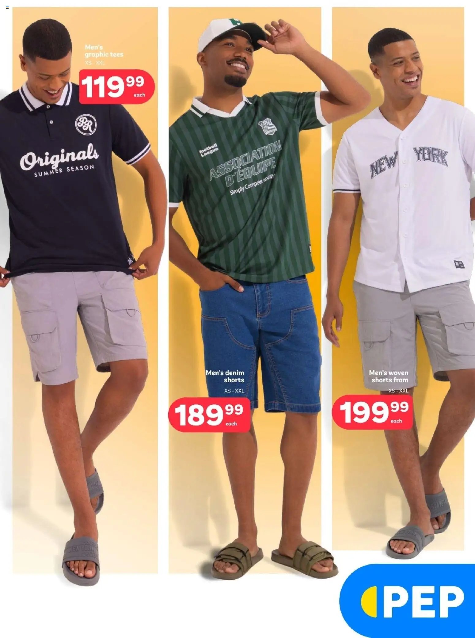 PEP Stores special from 26/08/2026 PEP Stores - Men's Clothing Deals