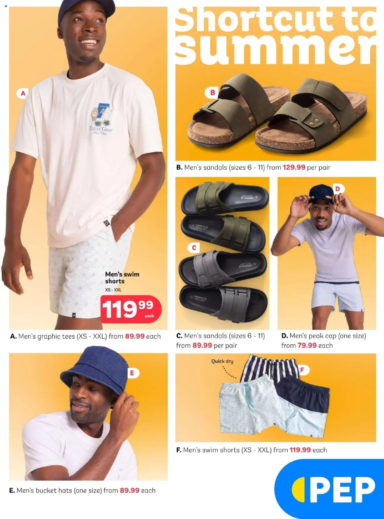 PEP Stores special from 26/08/2026 PEP Stores - Men's Clothing Deals