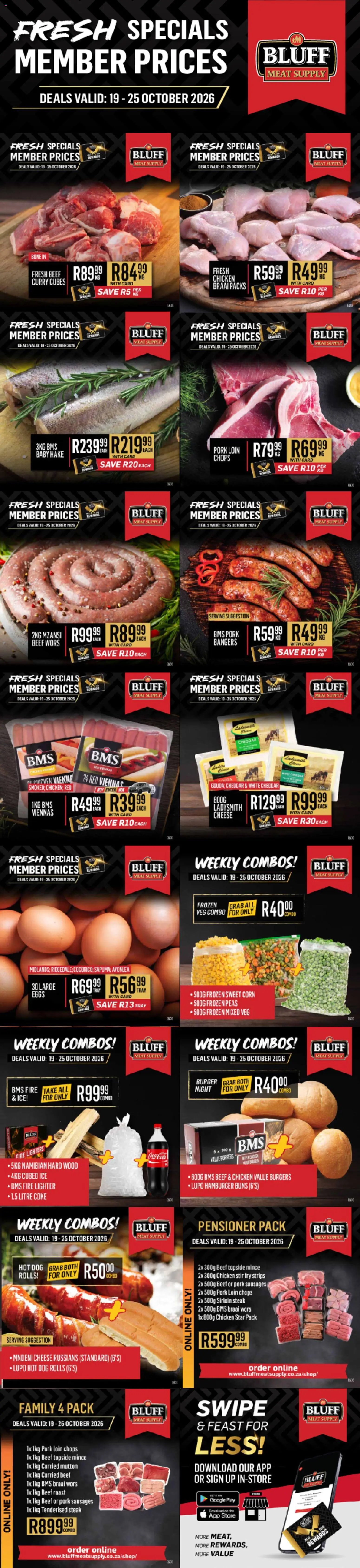 Bluff Meat Supply Fresh Special Member Prices from 19/10 - 25/10/2026 > Promotions