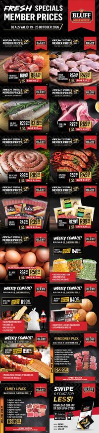 Bluff Meat Supply Fresh Special Member Prices from 19/10 - 25/10/2026 > Promotions