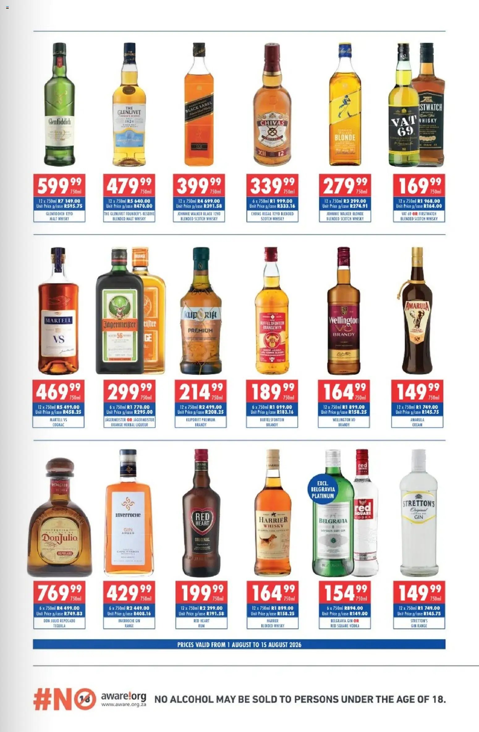 Ultra Liquors special from 01/08/2026 Ultra Liquors Liberty Liquors Specials