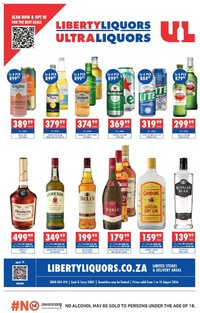 Ultra Liquors special from 01/08/2026 Ultra Liquors Liberty Liquors Specials