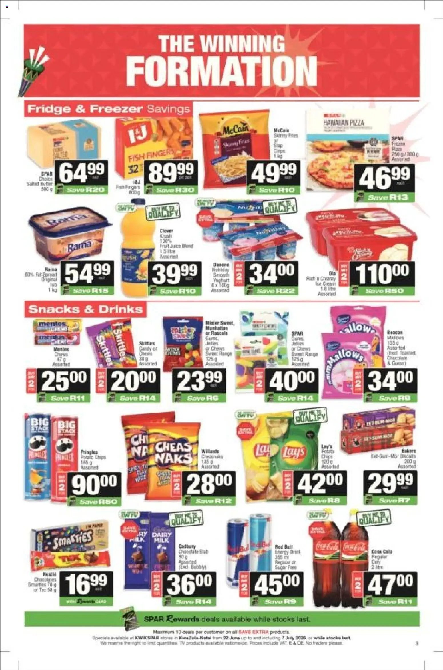 KWIKSPAR special from 22/06/2026 KWIKSPAR - Kwazulu-Natal - Weekly Specials
