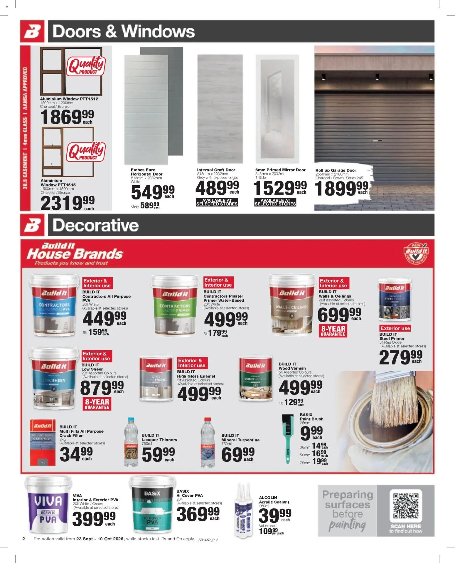 Build It special from 23/09/2026 Build It Gauteng - Specials