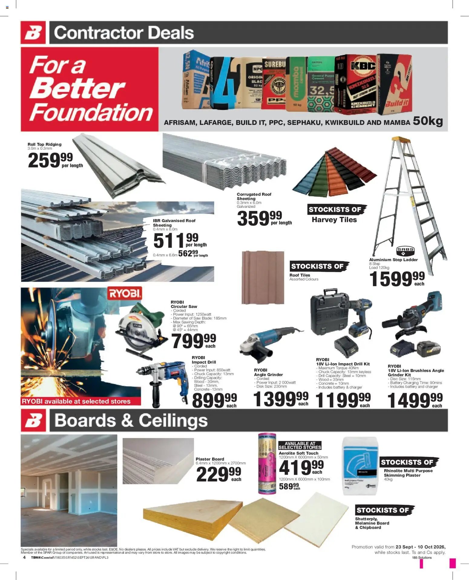 Build It special from 23/09/2026 Build It Gauteng - Specials