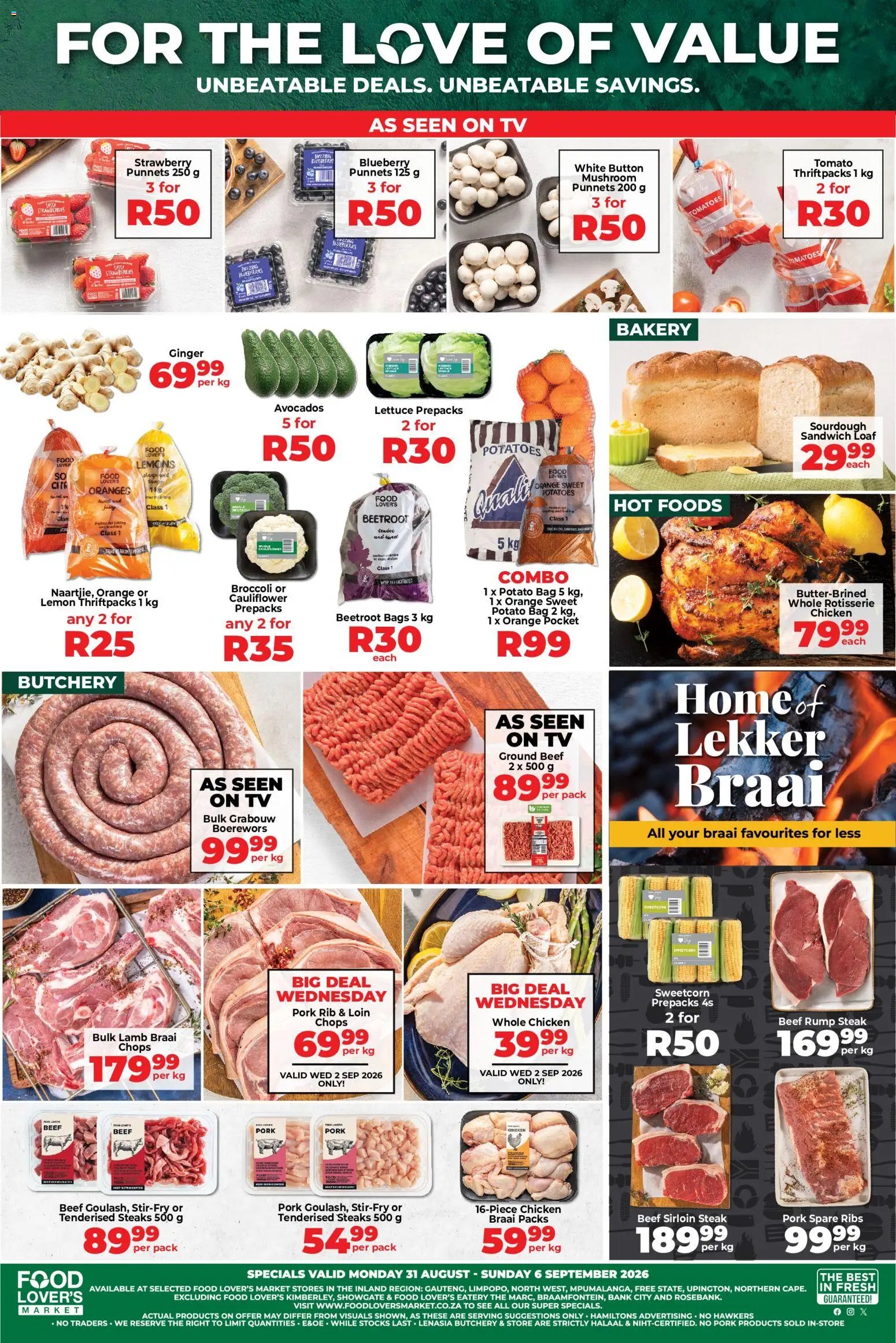 Food Lover's Market special from 31/08/2026 Food Lover's Market Inland Provinces - Weekly Specials