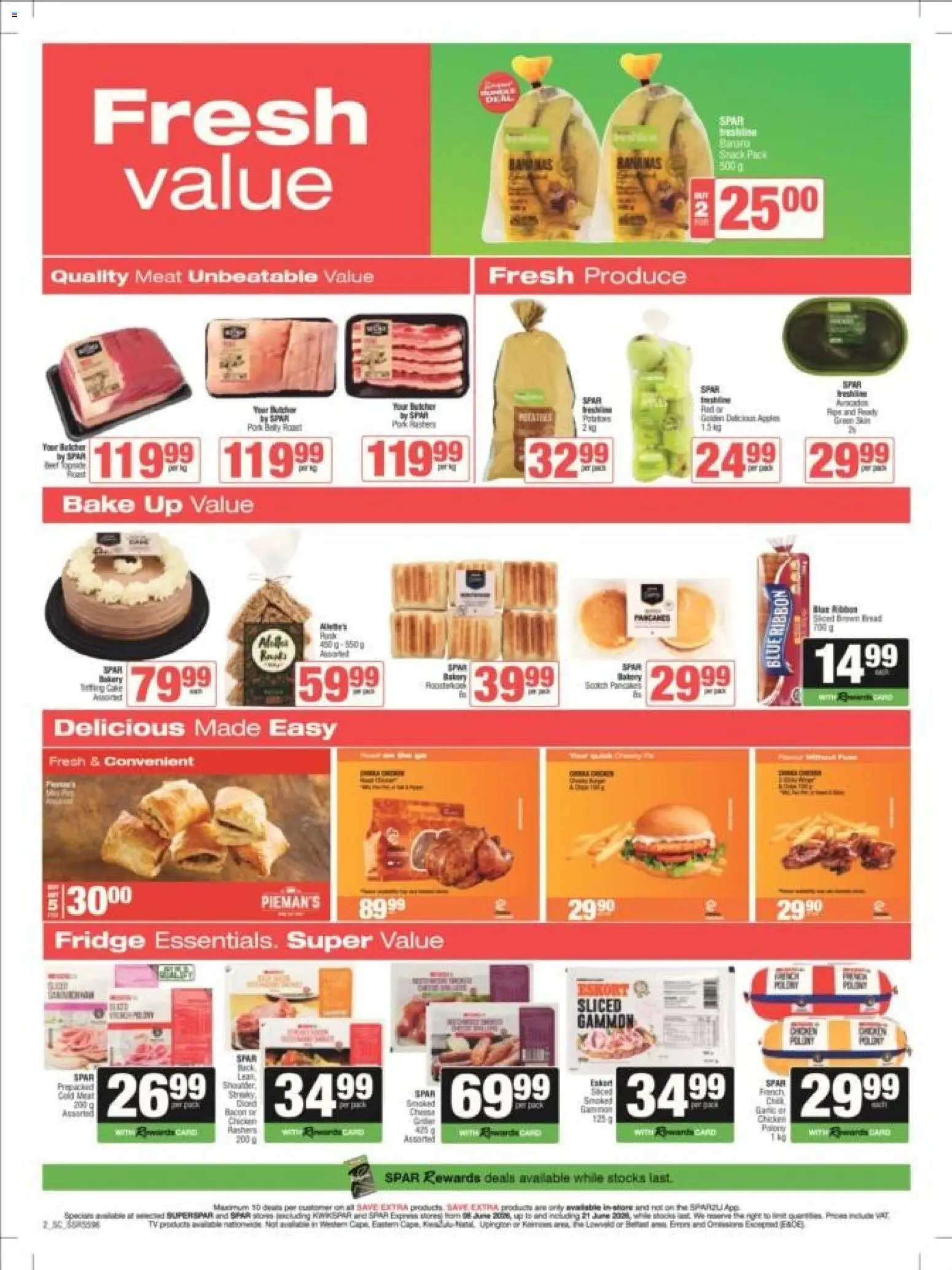 Spar special from 08/06/2026 Spar - Gauteng - Weekly Specials