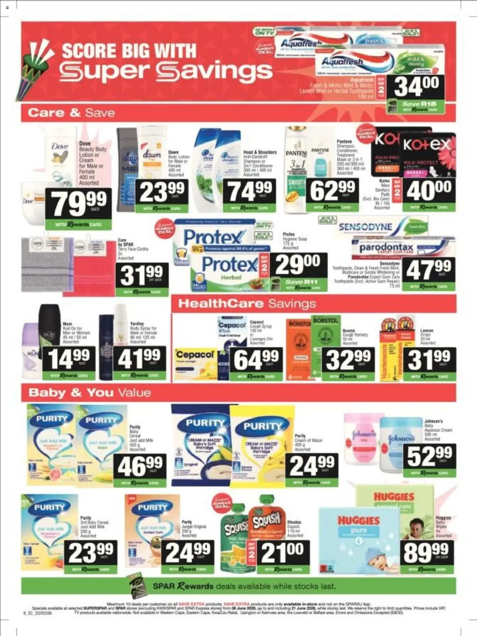 Spar special from 08/06/2026 Spar - Gauteng - Weekly Specials