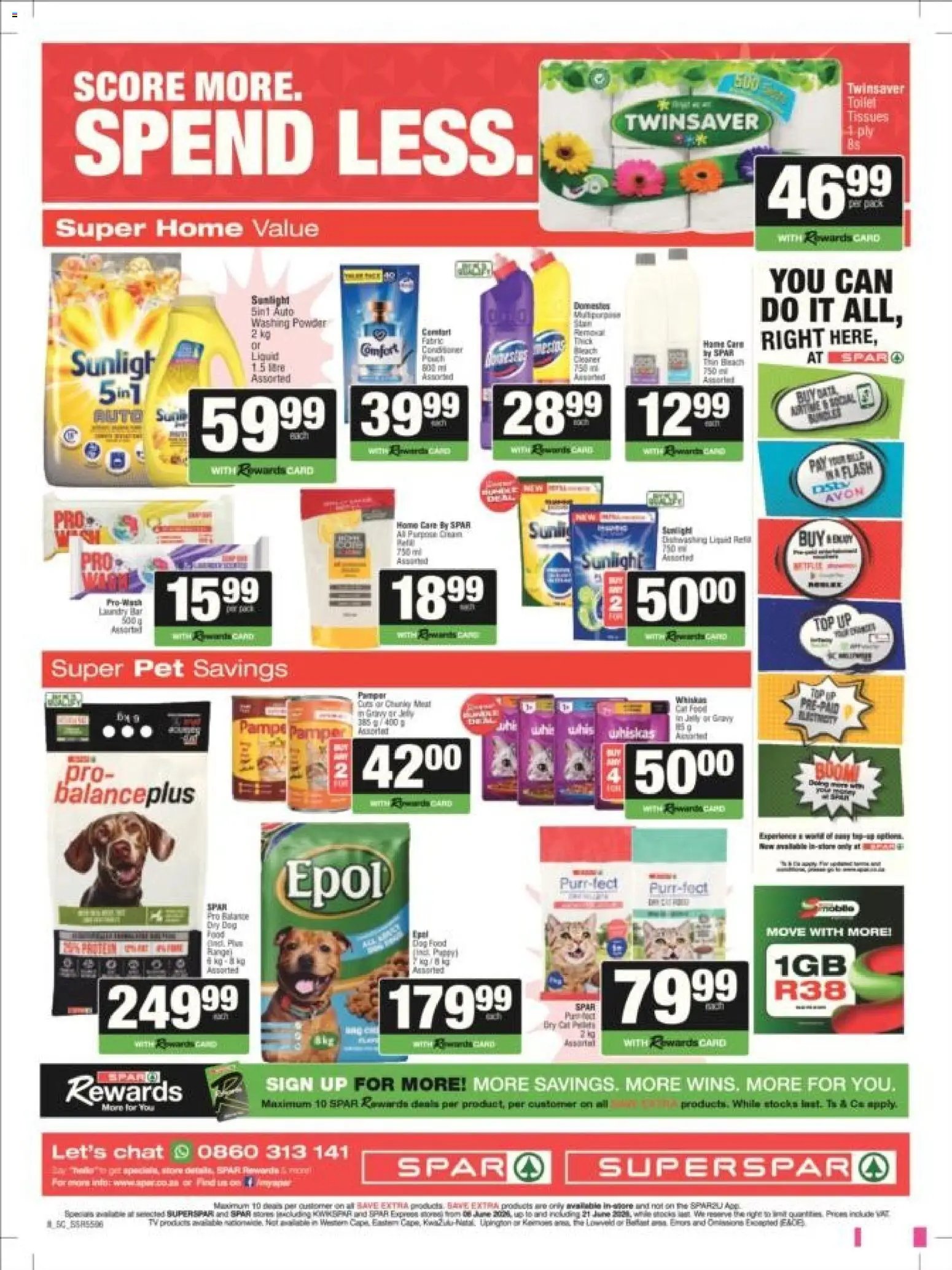 Spar special from 08/06/2026 Spar - Gauteng - Weekly Specials