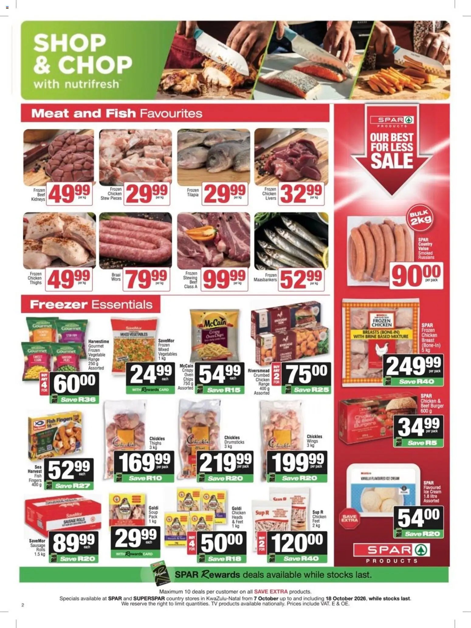 Spar Specials from 07/10 - 18/10/2026 > Promotions