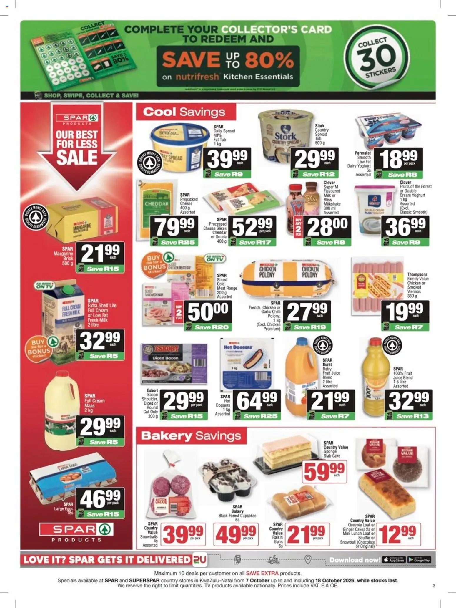 Spar Specials from 07/10 - 18/10/2026 > Promotions