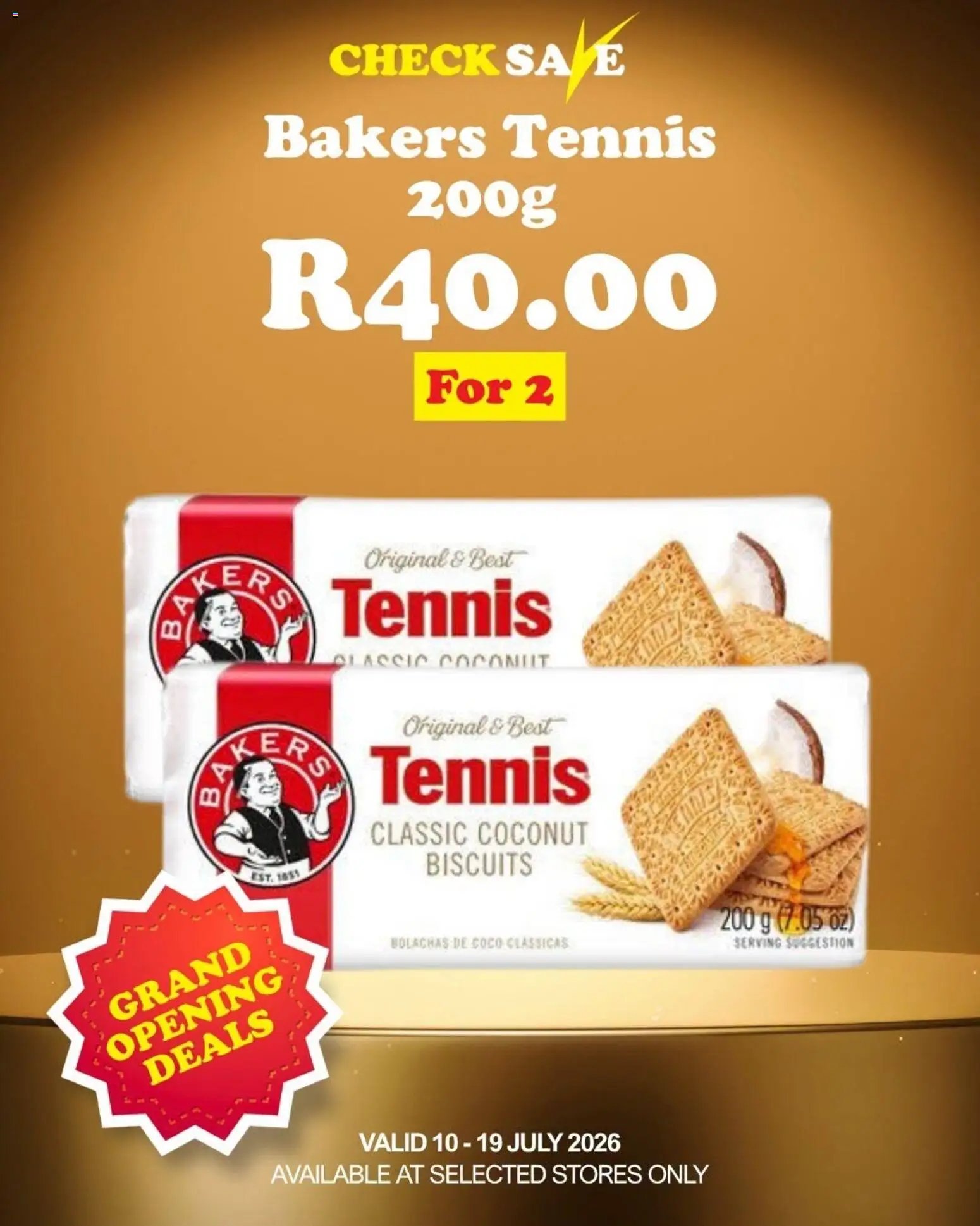 Check Save special from 10/07/2026 Check Save Grand Opening Deals John Ross