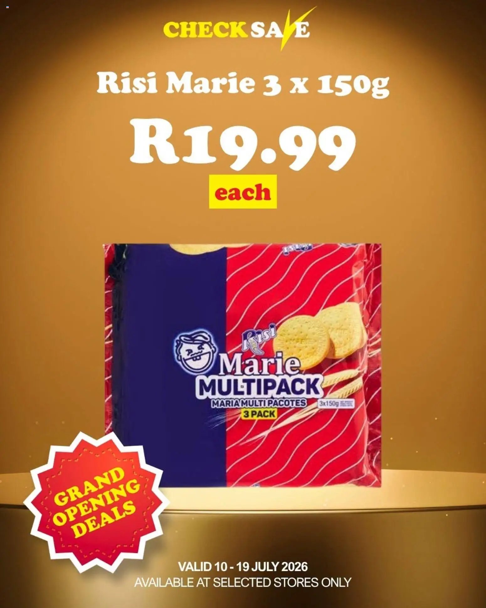 Check Save special from 10/07/2026 Check Save Grand Opening Deals John Ross