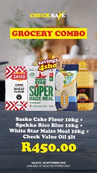 Check Save special from 02/09/2026 Check Save Midweek savings