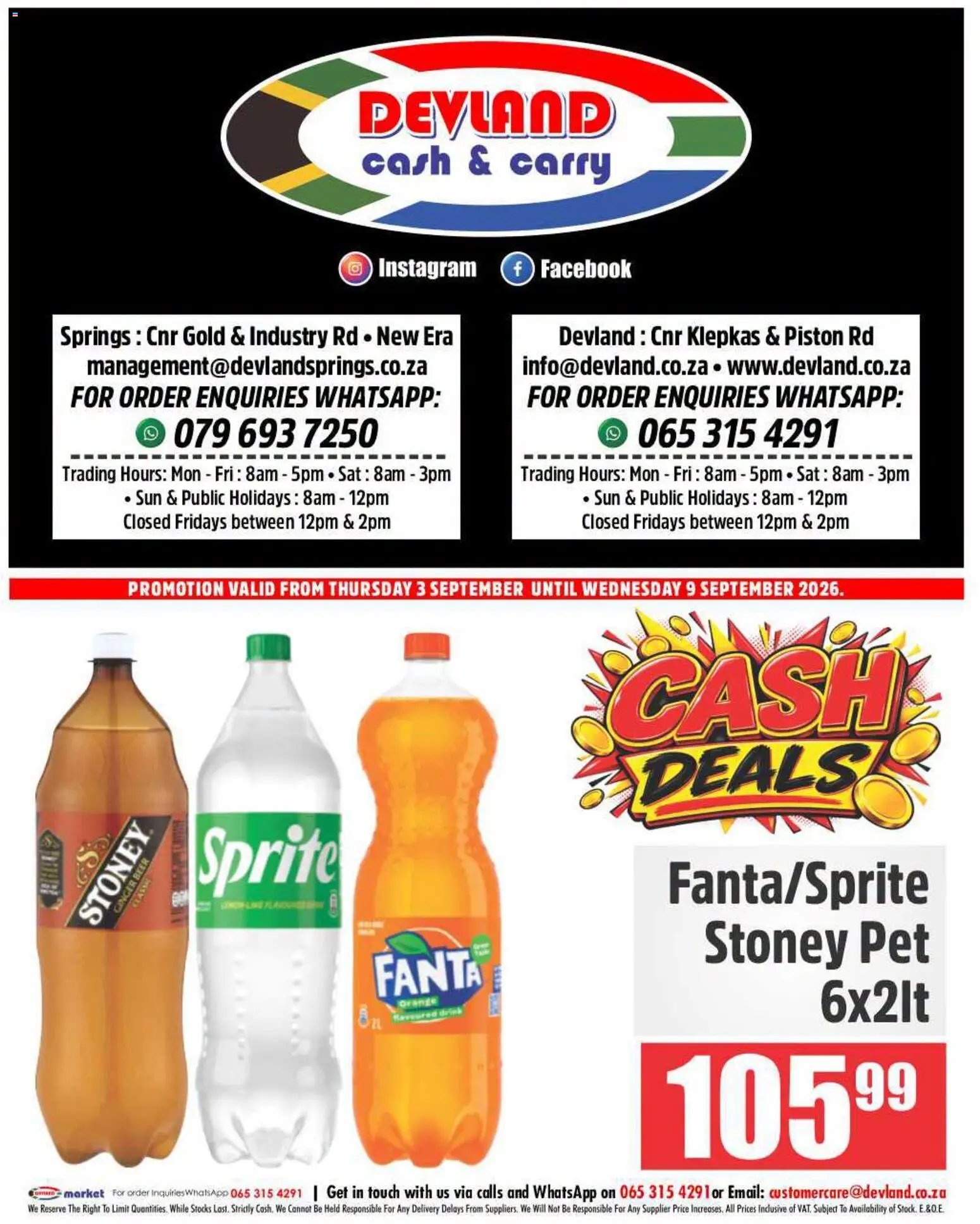 Devland special from 03/09/2026 Devland Cash Deals