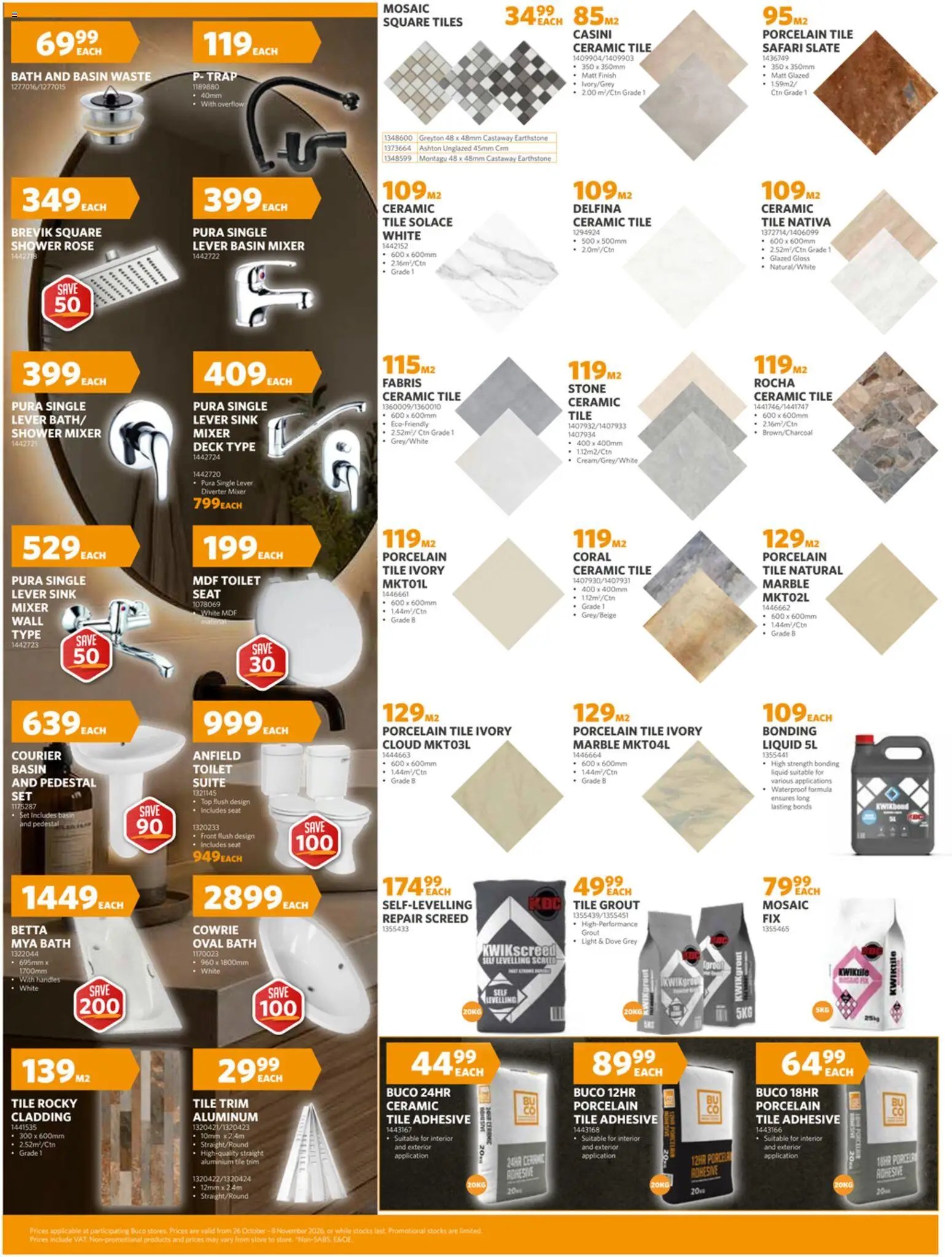 BUCO Specials Inland Fundamental from 26/10 - 08/11/2026 > Promotions
