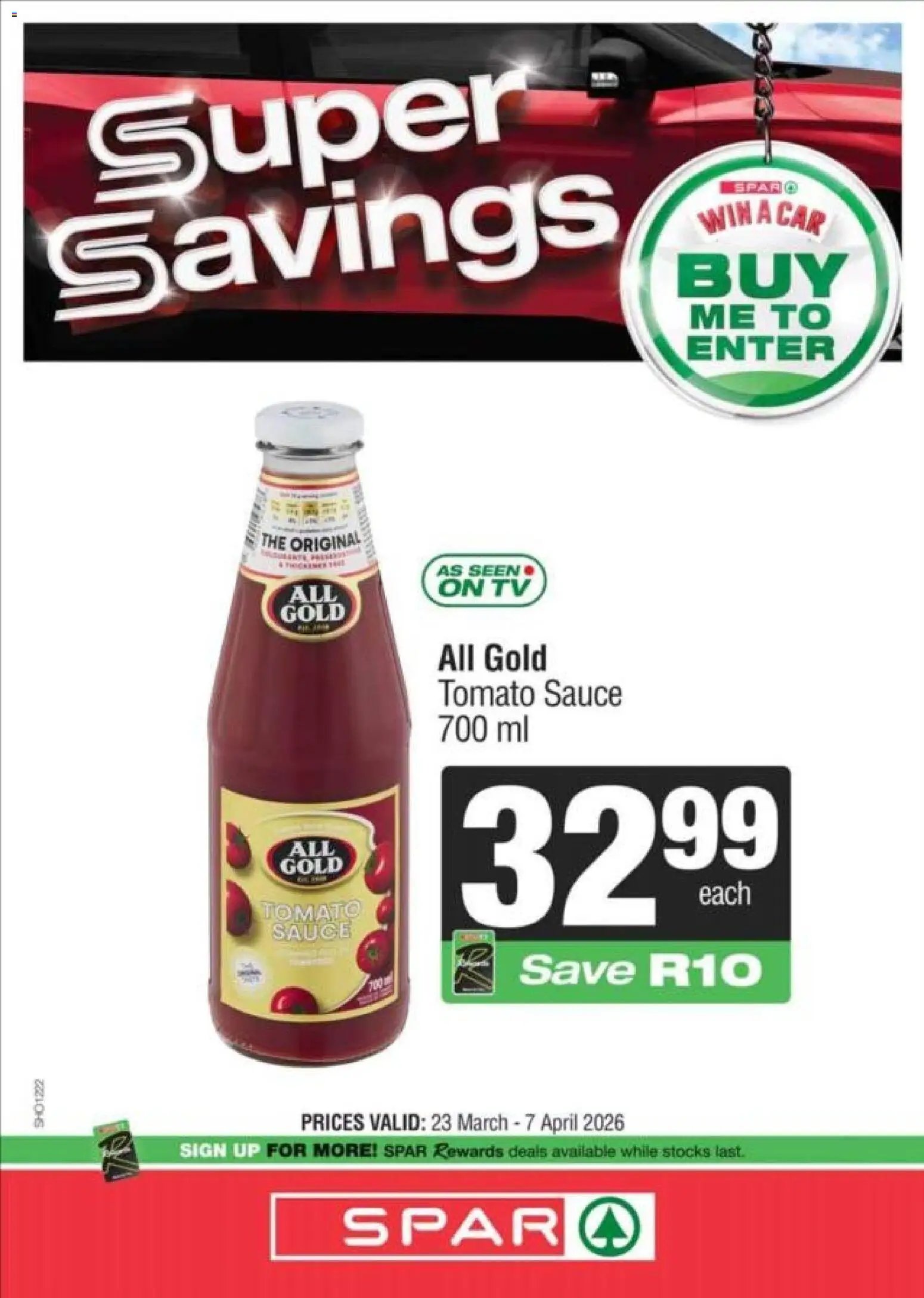 Superspar special from 23/03/2026 Superspar Specials (2026-03-23 - 2026-04-07) | 3