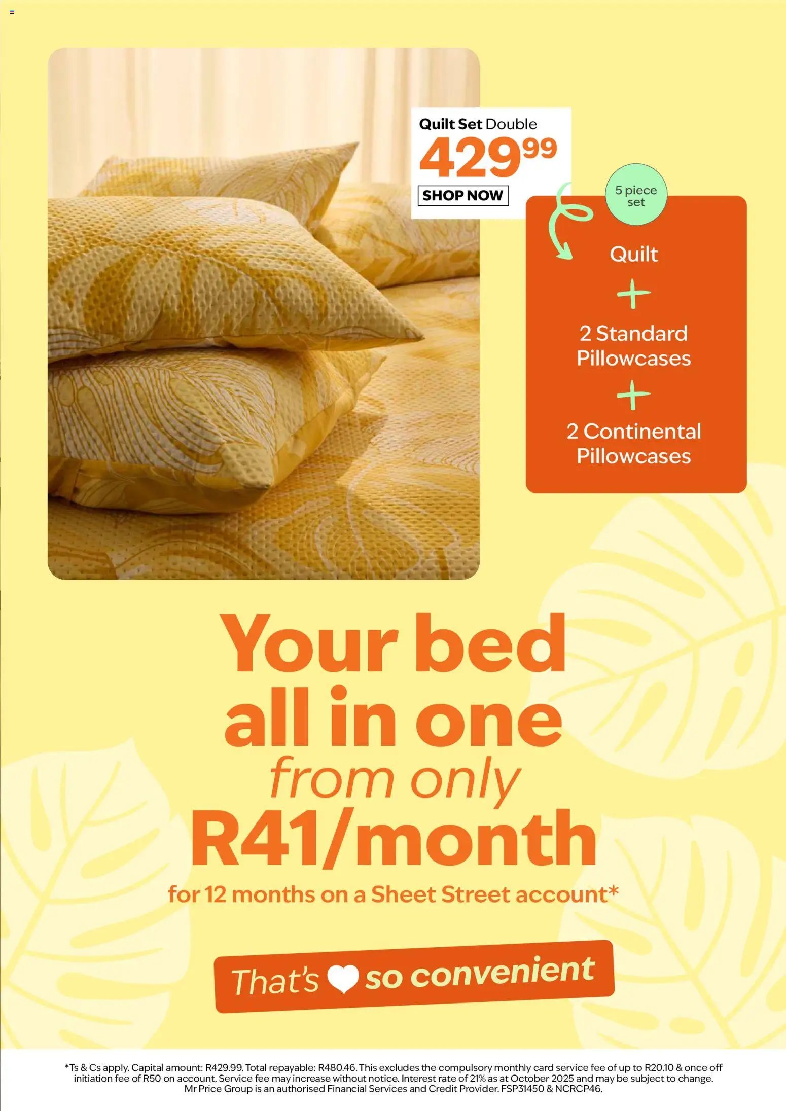 Sheet Street special from 24/10/2025 Specials (2025-10-24 - 2025-11-30) | 13