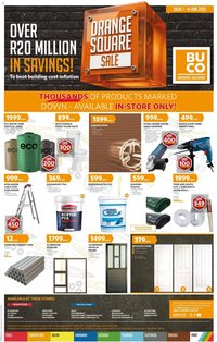 BUCO special from 01/06/2026 BUCO Orange Square Sale - Fundamental