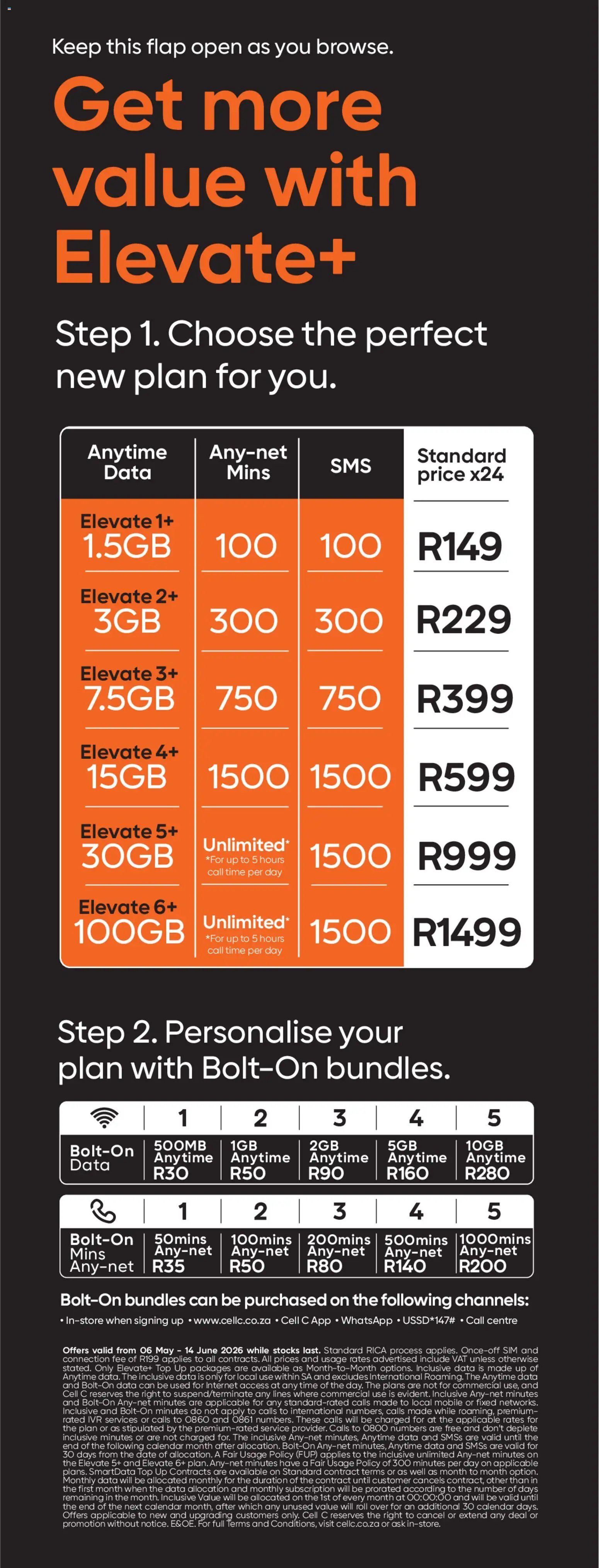 Cell C special from 06/05/2026 Cell C - Contract Deals