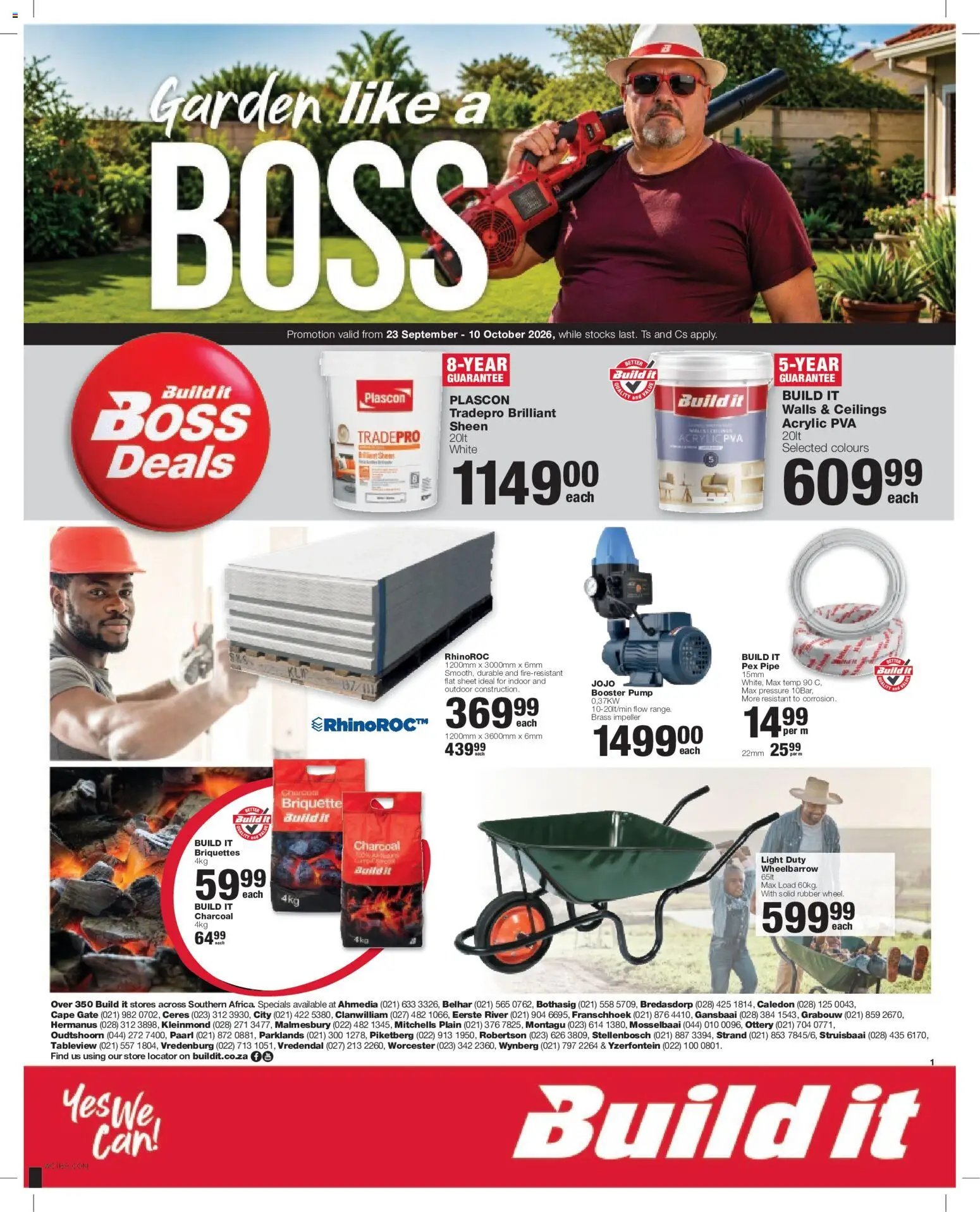 Build It special from 23/09/2026 Build It Western Cape - Specials