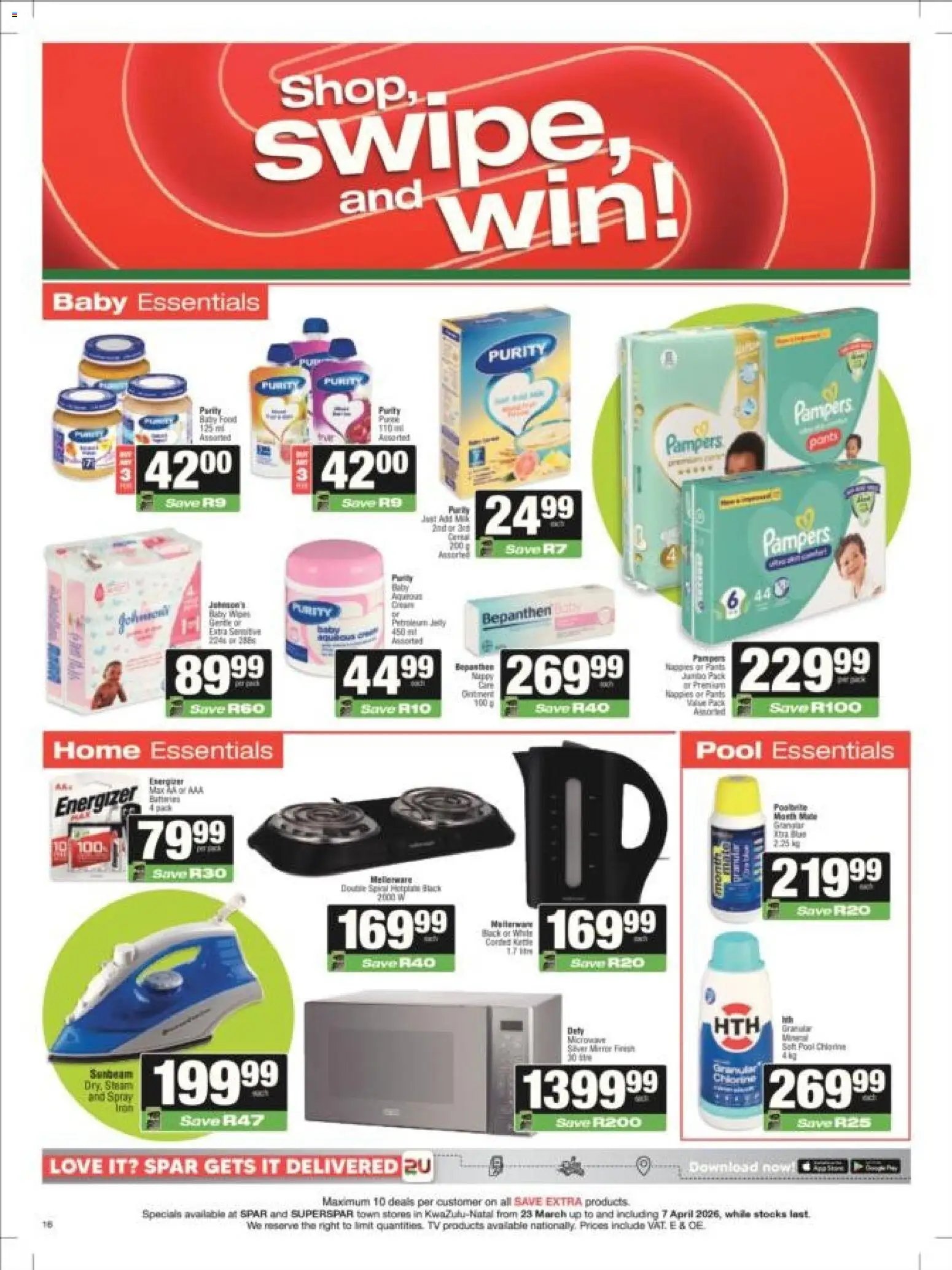 Superspar special from 23/03/2026 Superspar KwaZulu-Natal - Weekly Specials (2026-03-23 - 2026-04-07) | 16