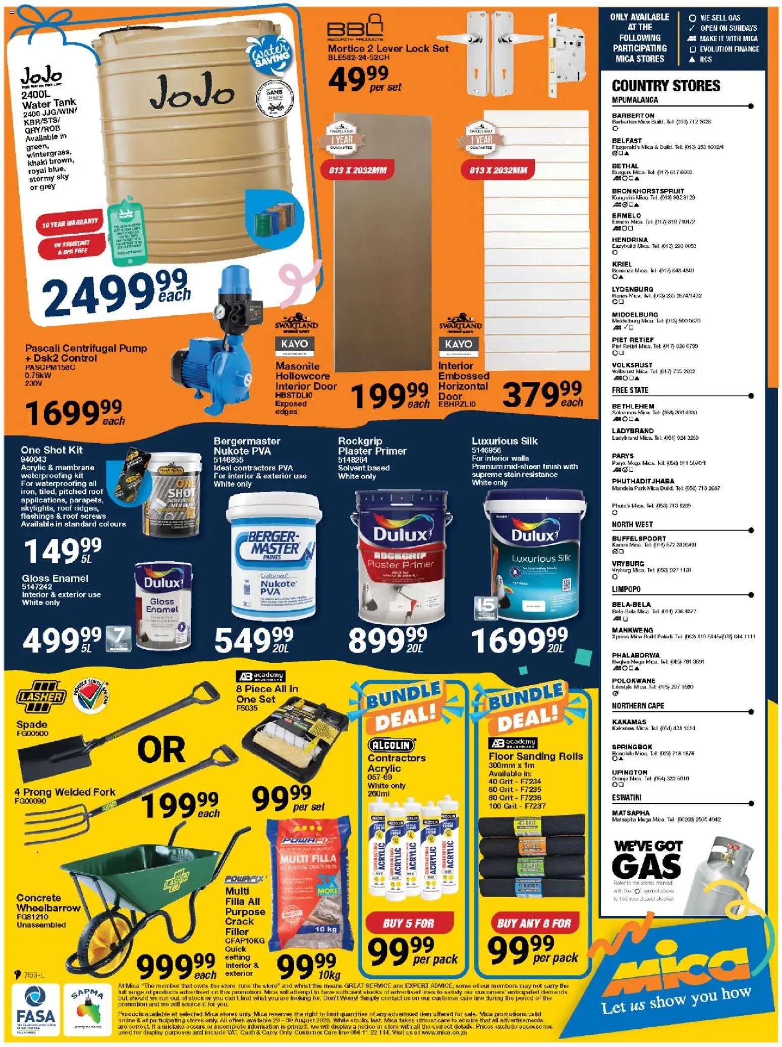 MICA special from 20/08/2026 MICA Specials