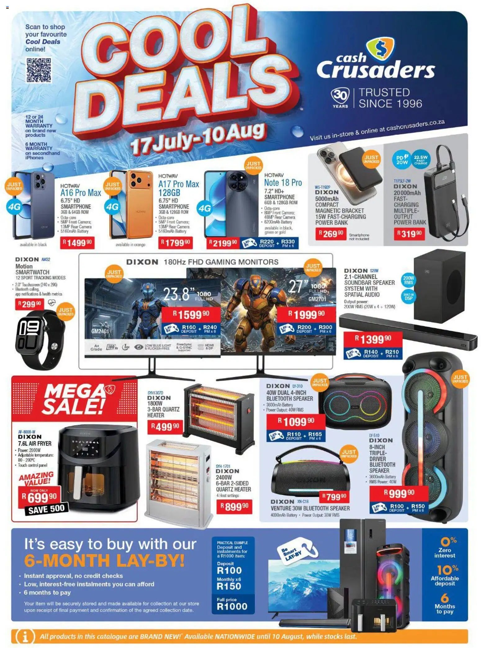 Cash Crusaders special from 17/07/2026 Cash Crusaders Specials