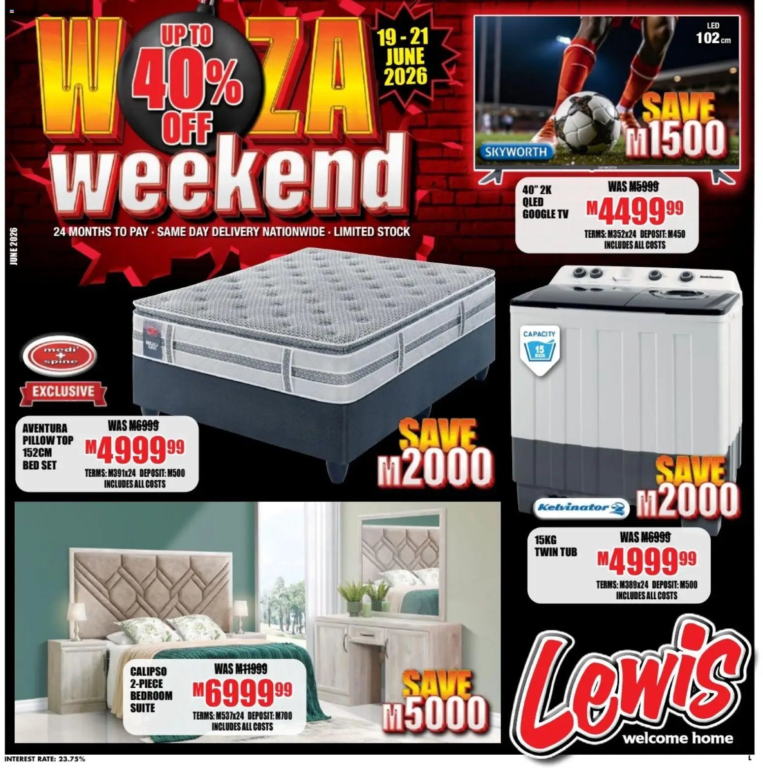 Lewis Stores special from 19/06/2026 Lewis Stores Lesotho Brochure