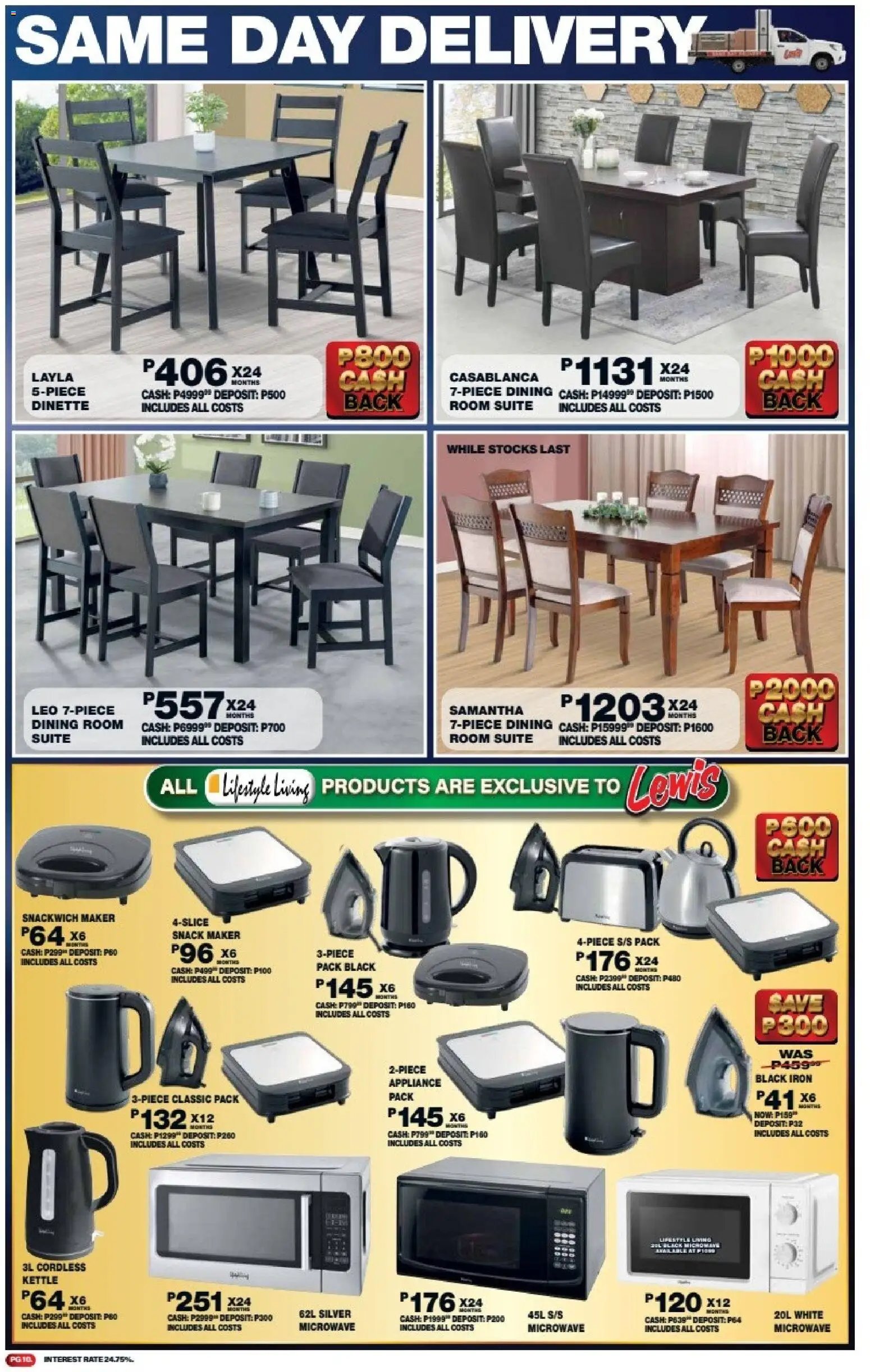 Lewis Stores special from 11/05/2026 Lewis Stores Botswana Brochure