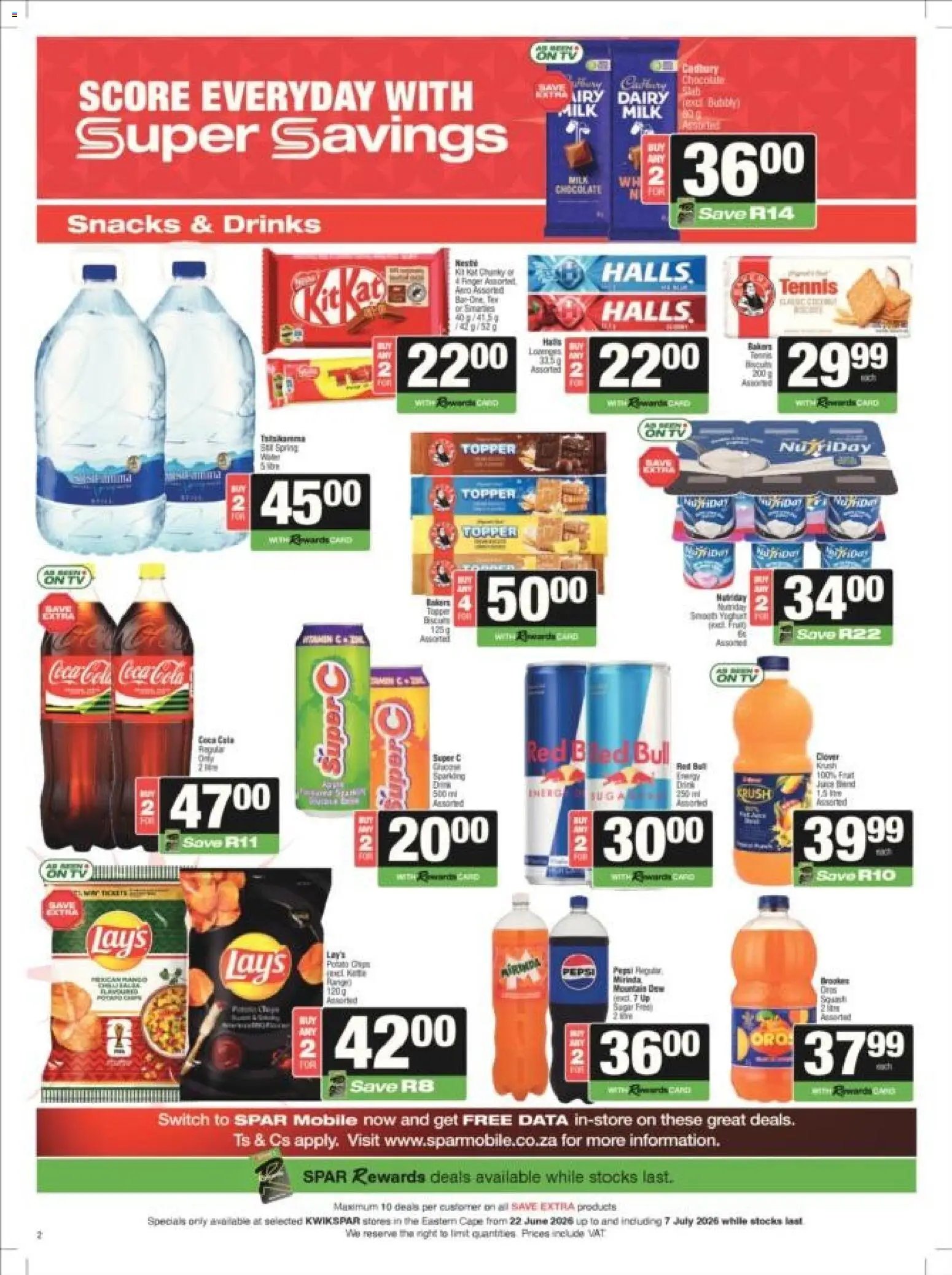 KWIKSPAR special from 22/06/2026 KWIKSPAR - Eastern Cape - Weekly Specials