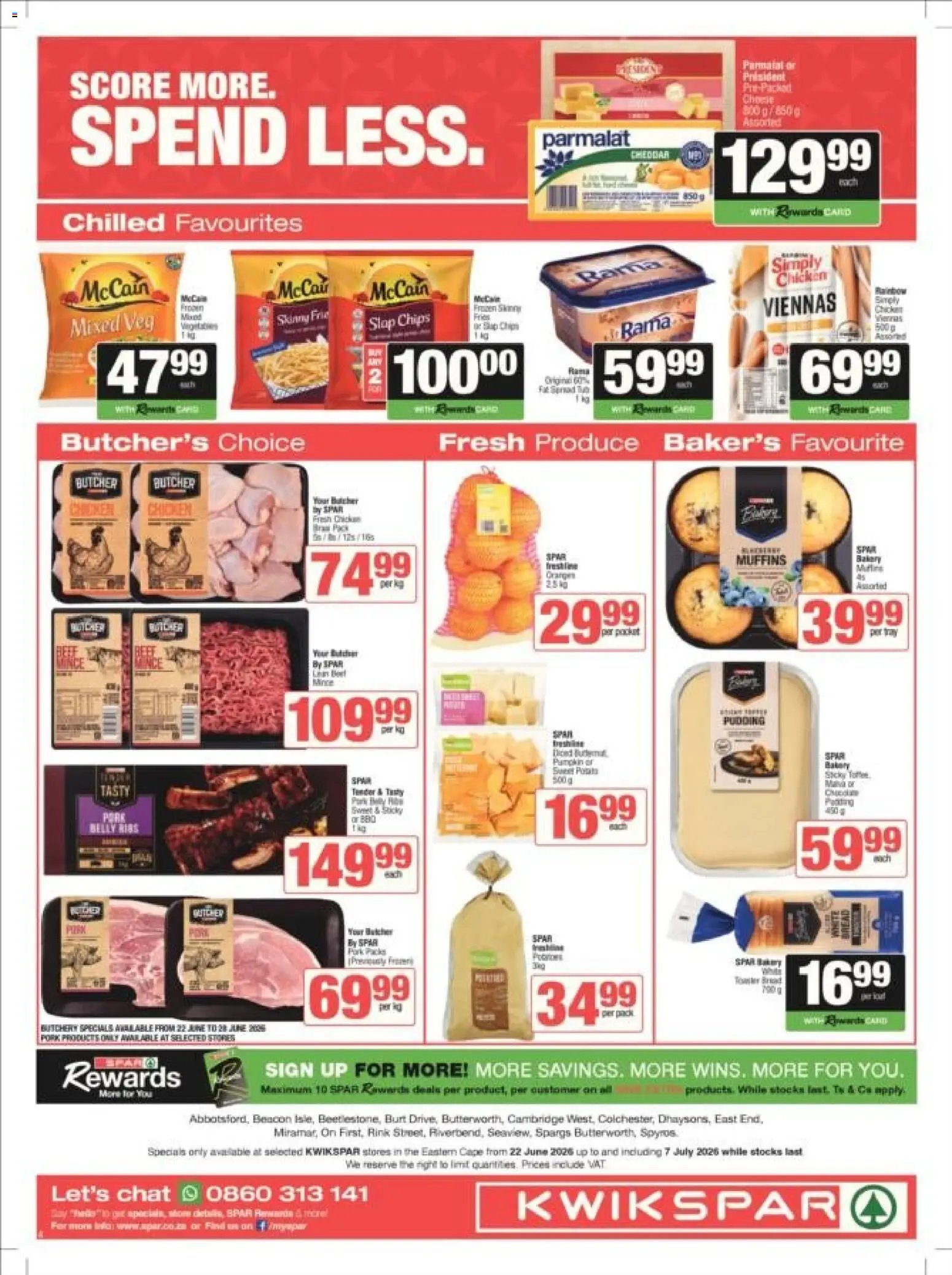 KWIKSPAR special from 22/06/2026 KWIKSPAR - Eastern Cape - Weekly Specials