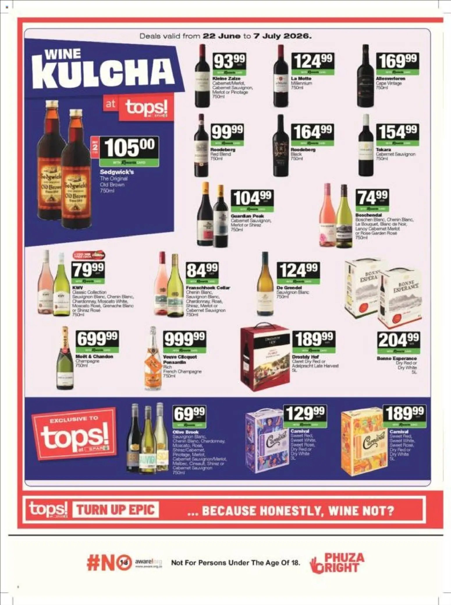 KWIKSPAR special from 22/06/2026 KWIKSPAR - Eastern Cape - Weekly Specials