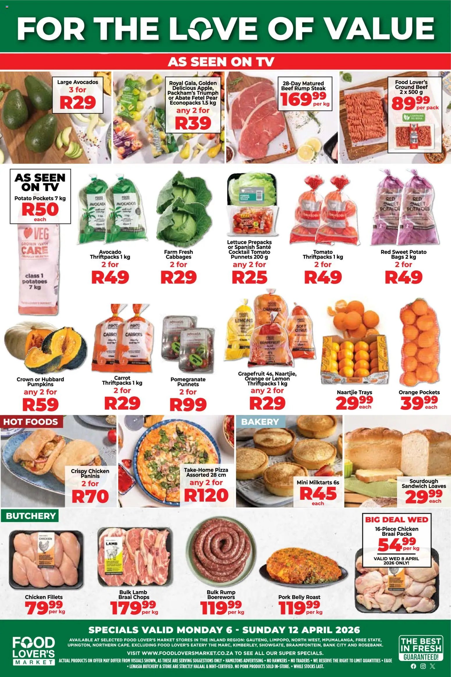 Food Lover's Market special from 06/04/2026 Food Lover's Market Inland Provinces - Weekly Specials (2026-04-06 - 2026-04-12) | 1