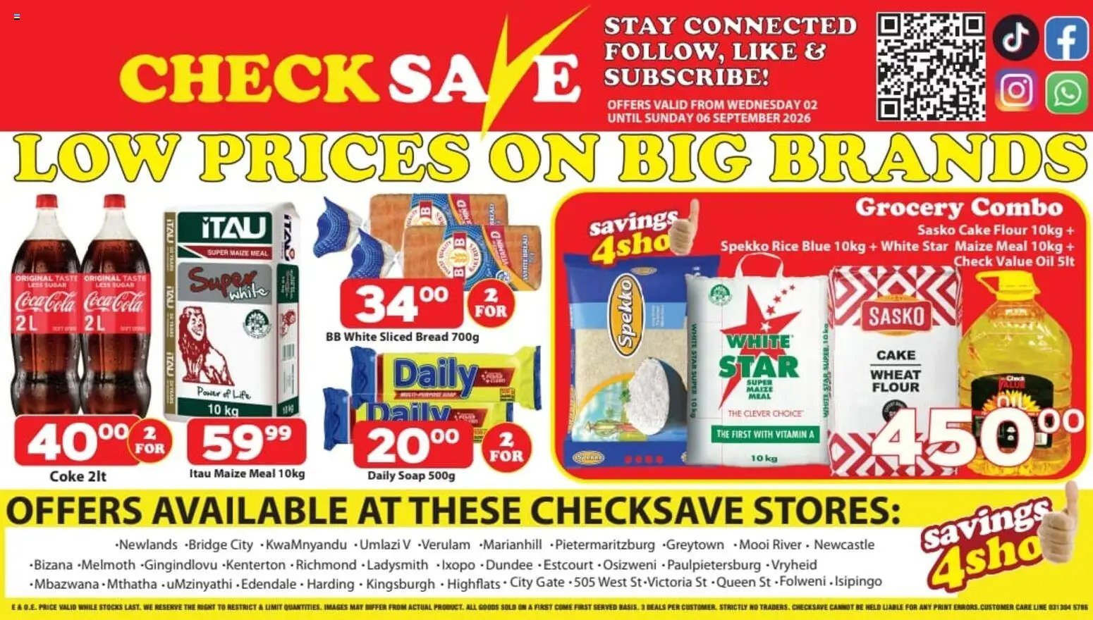 Check Save special from 02/09/2026 Check Save Weekly deals