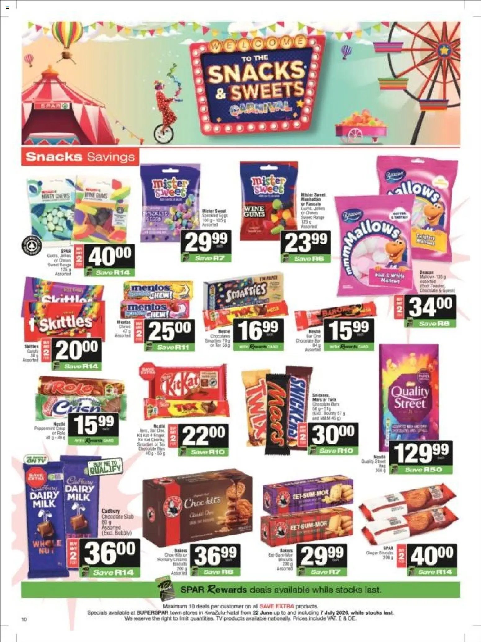 Superspar special from 22/06/2026 Superspar - Kwazulu-Natal - Weekly Specials