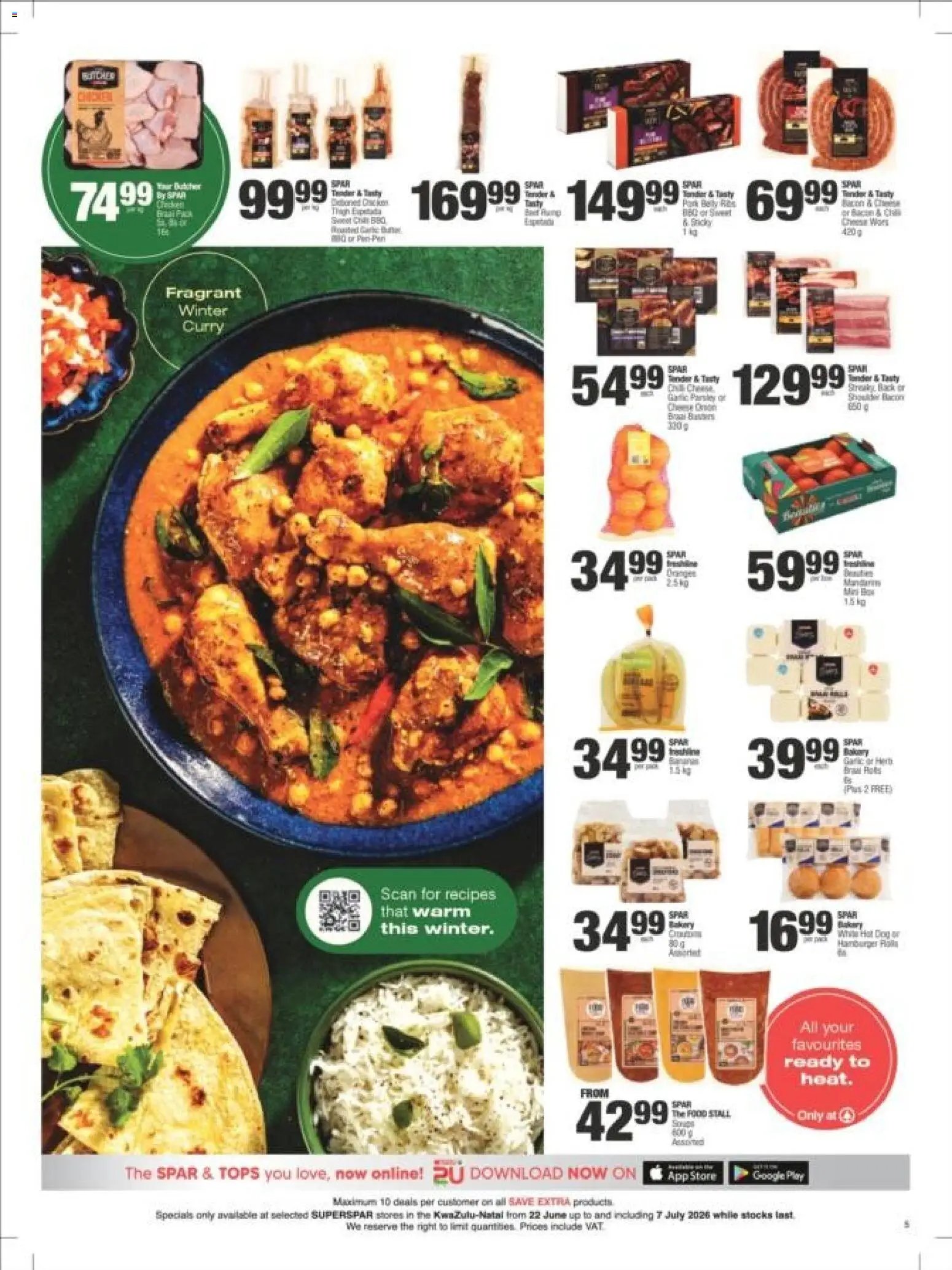 Superspar special from 22/06/2026 Superspar - Kwazulu-Natal - Weekly Specials