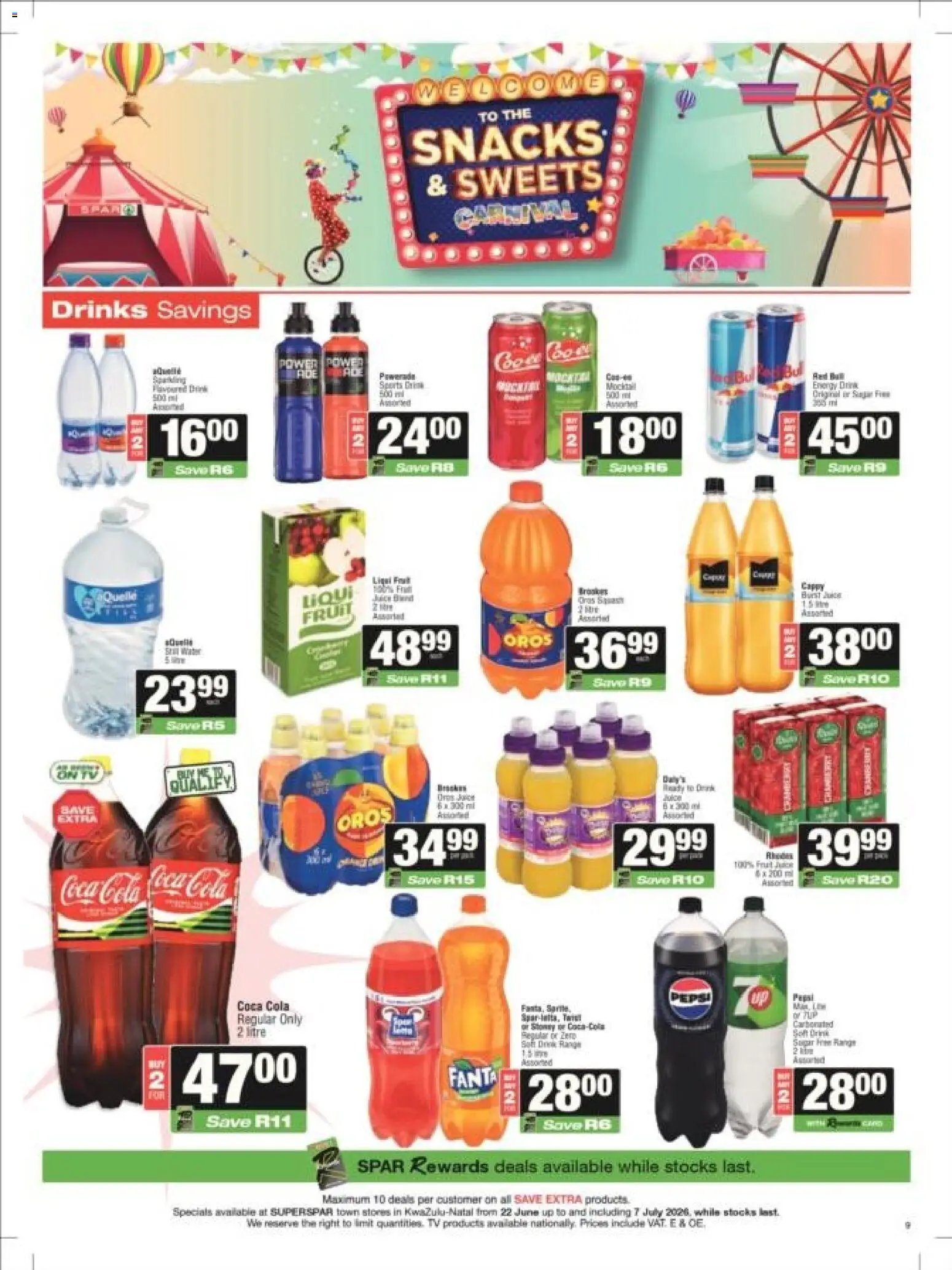 Superspar special from 22/06/2026 Superspar - Kwazulu-Natal - Weekly Specials