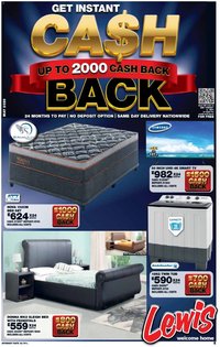 Lewis Stores special from 11/05/2026 Lewis Stores Eswatini Brochure