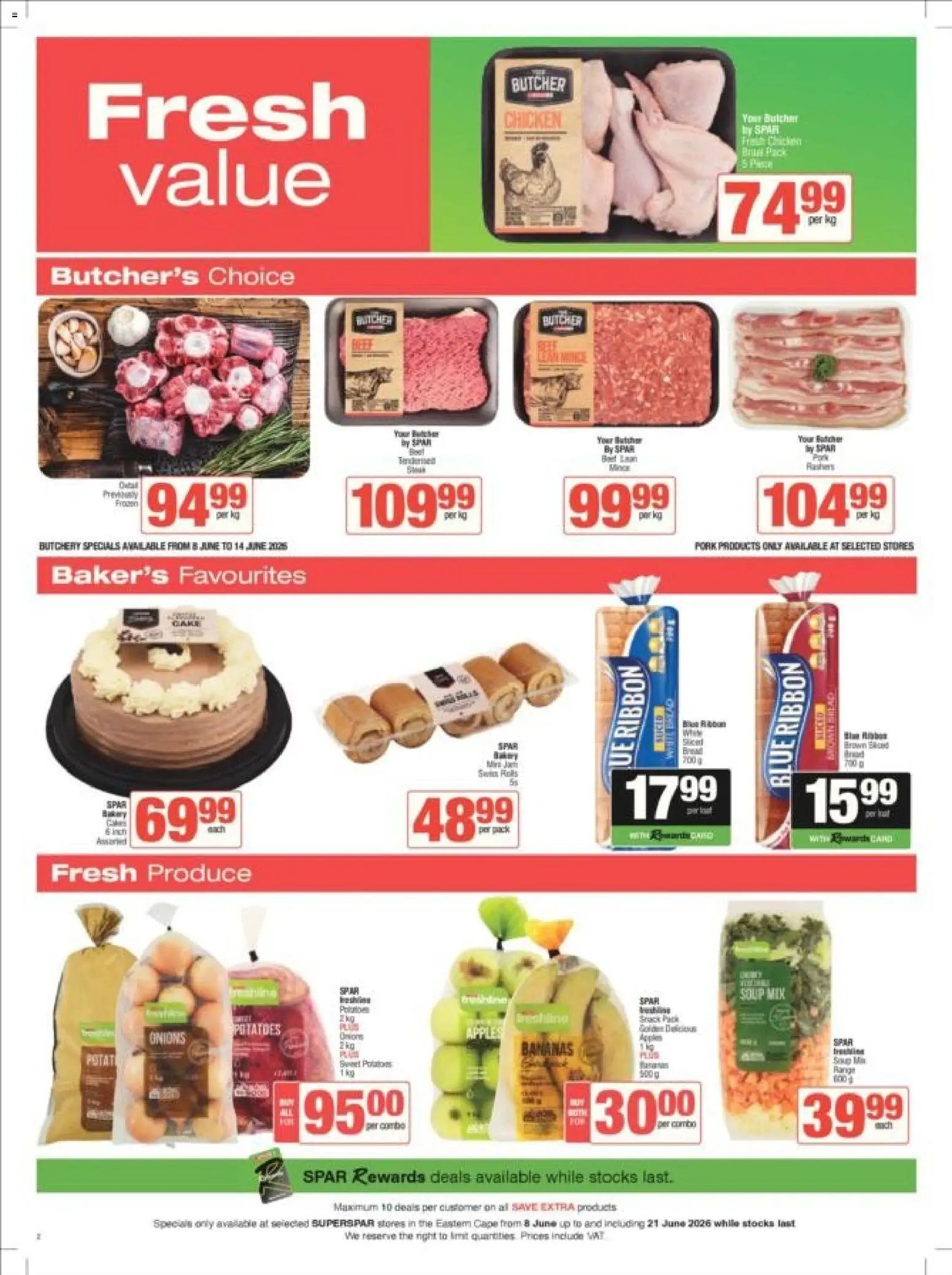 Superspar special from 08/06/2026 Superspar - Eastern Cape - Weekly Specials