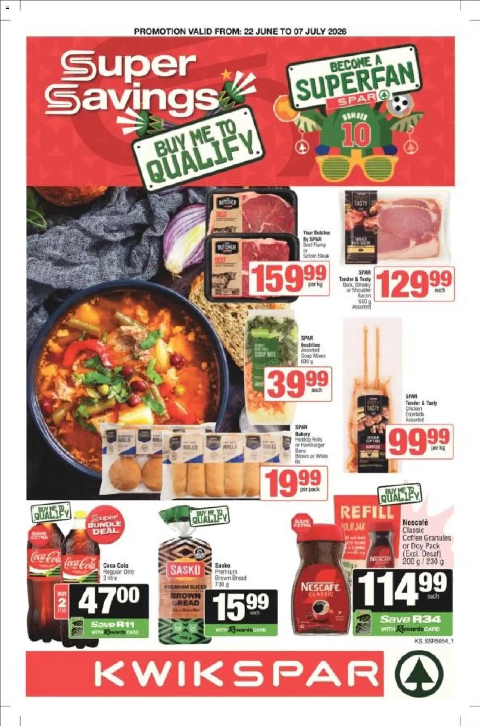 KWIKSPAR special from 22/06/2026 KWIKSPAR - Gauteng - Weekly Specials