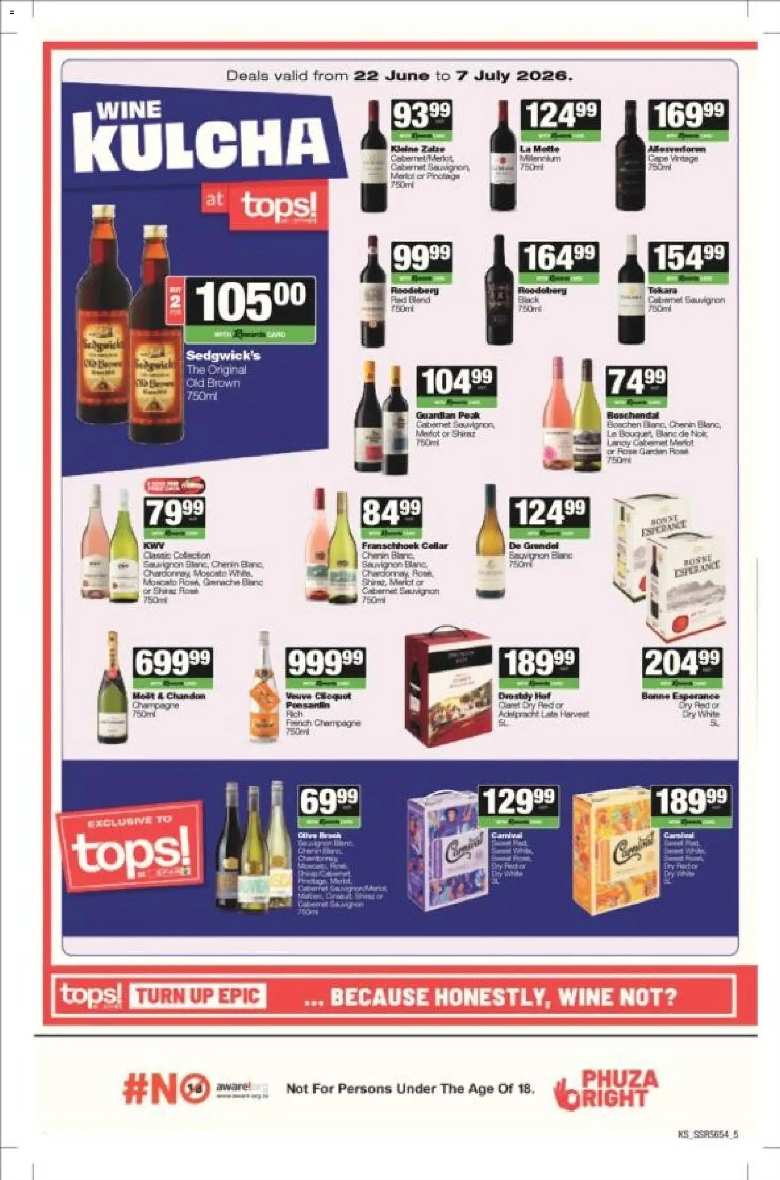 KWIKSPAR special from 22/06/2026 KWIKSPAR - Gauteng - Weekly Specials